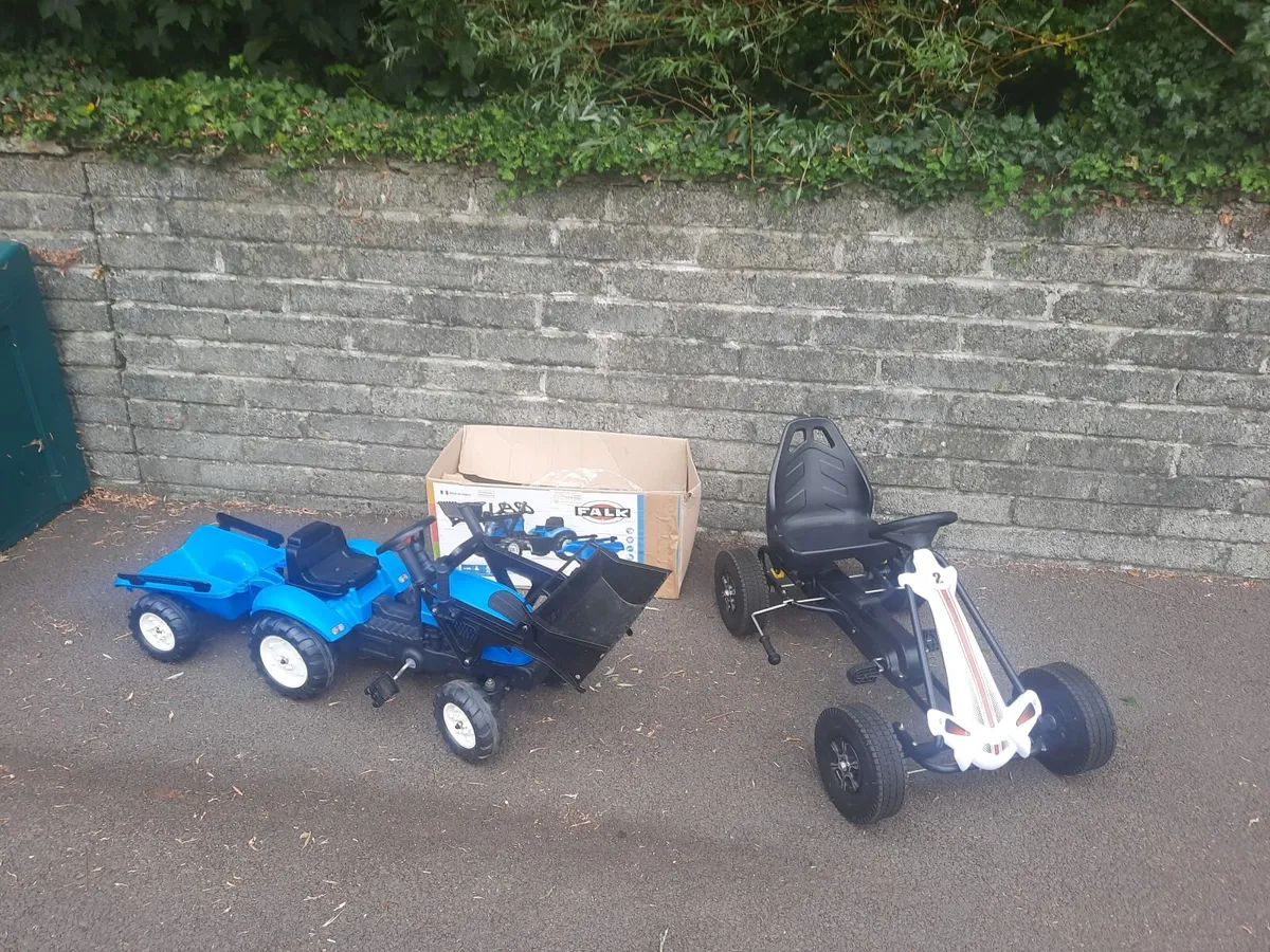 Tractor and Pedal Go-kart - Image 2