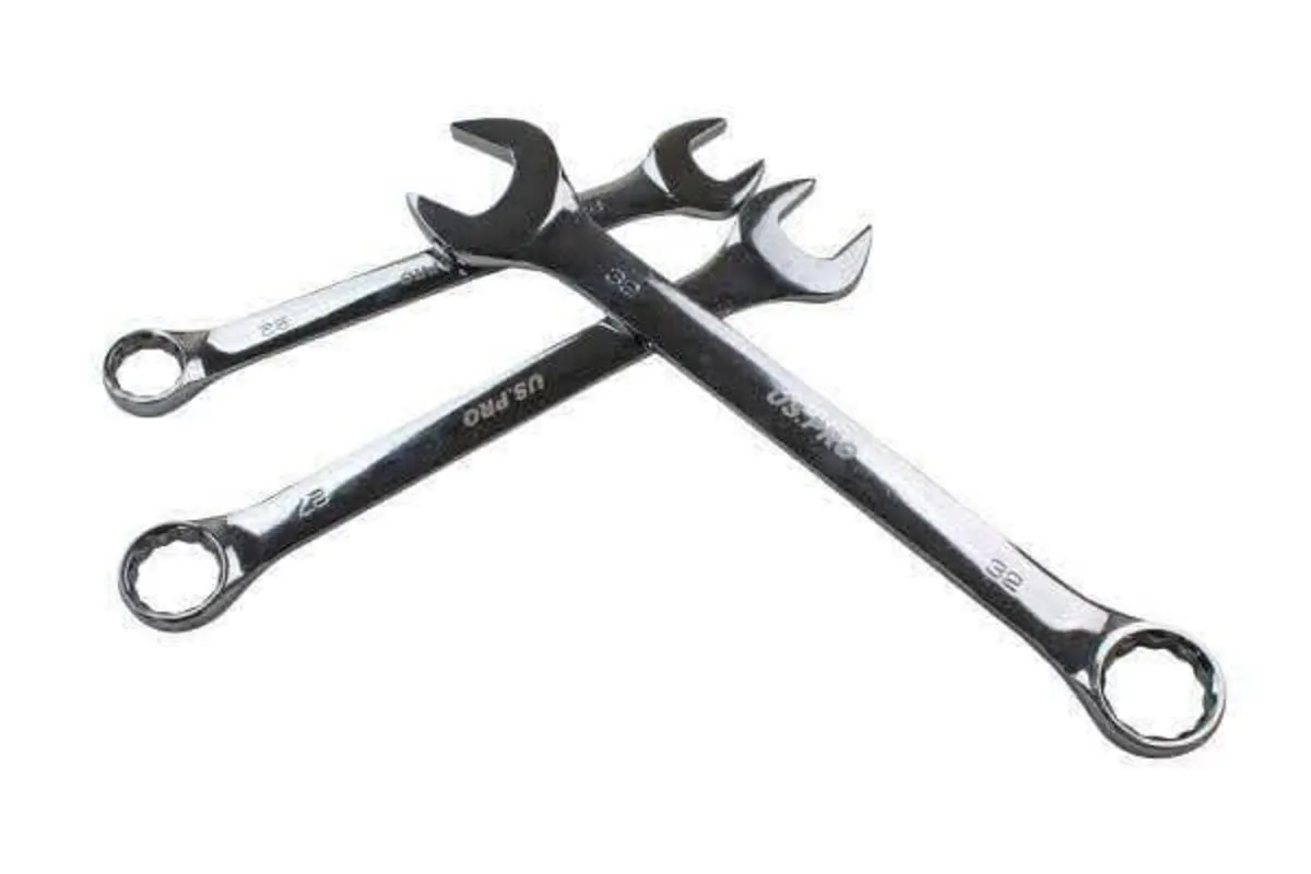 8 Piece Jumbo Metric Combination Spanner Set - Image 3