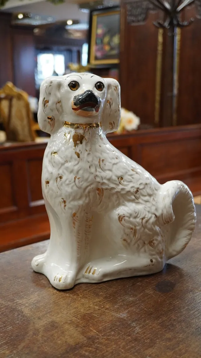 Large Victorian Staffordshire Dog Figurine - Image 2