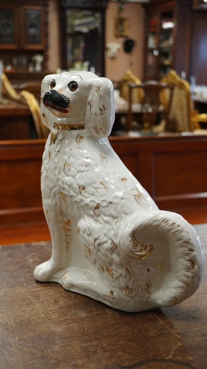 Large Victorian Staffordshire Dog Figurine - Image 3