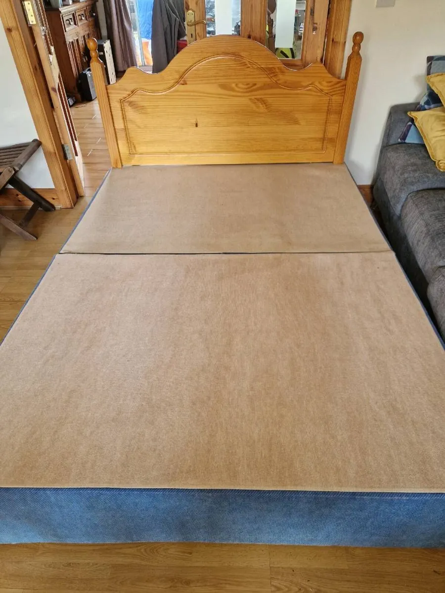Double divan bed frame - Image 1