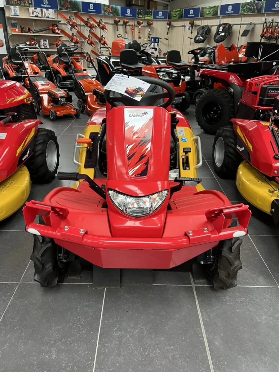 Canycom CMX1402 Ride on Brushcutter - Image 1