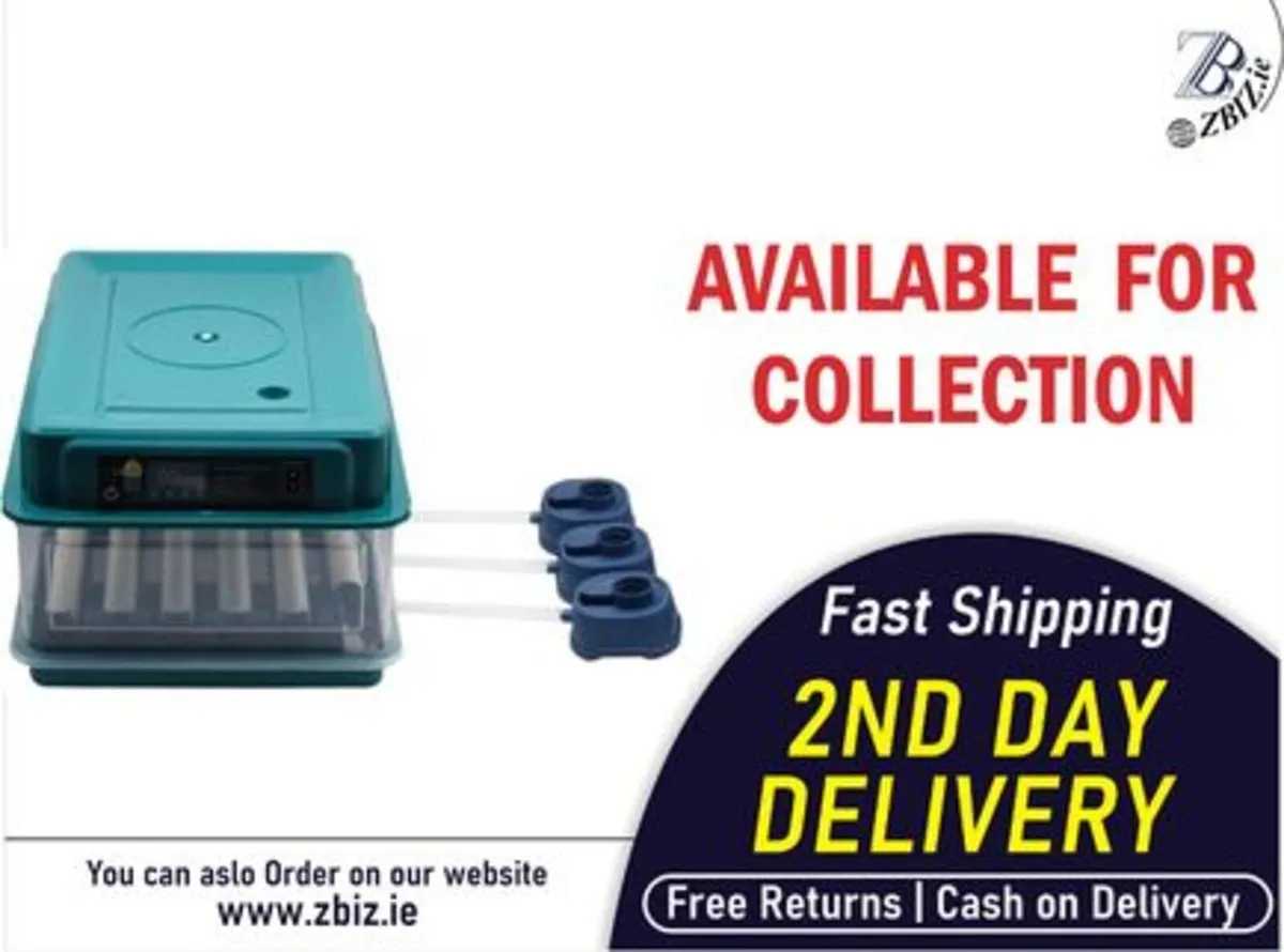 48 Egg Fully Automatic Egg Incubator 12V/220V - Image 1