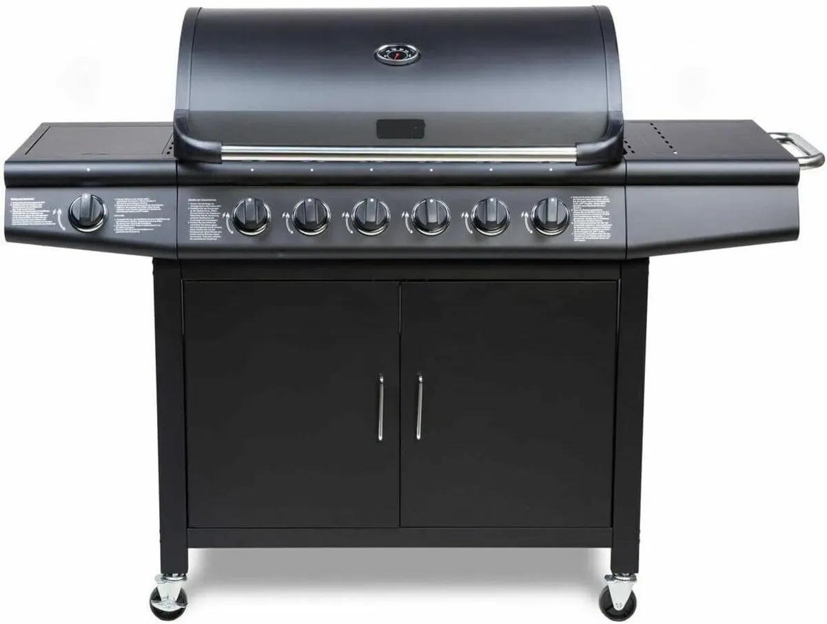 Pro Deluxe 7-Burner Gas Grill with 6+1 Burners - Image 2