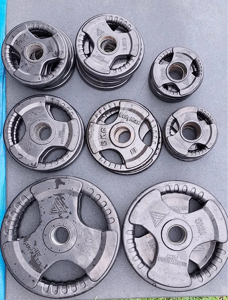 Rubber weight discs