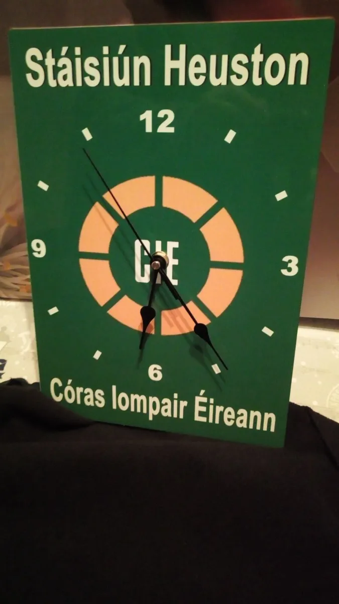 CIE Heuston station novelty wall clock - Image 1