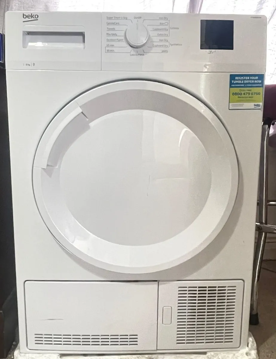 Beko Condenser Dryer 8 Kg Very Good Condition Cork - Image 1