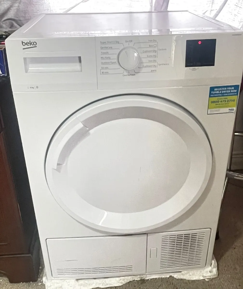 Beko Condenser Dryer 8 Kg Very Good Condition Cork - Image 4