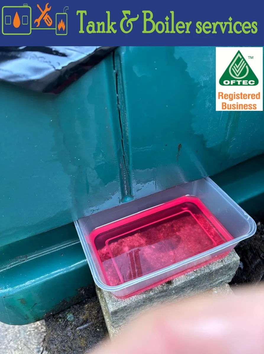 LEAKING OIL TANK