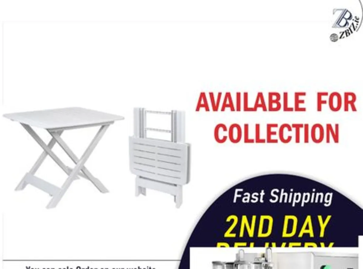 Garden Folding Table for Camping & Picnic - Image 1