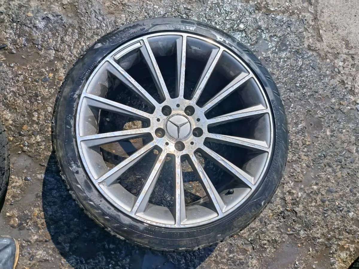 Mercedes AMG ALLOYS 19" FOR SALE NEW TYRES - Image 2