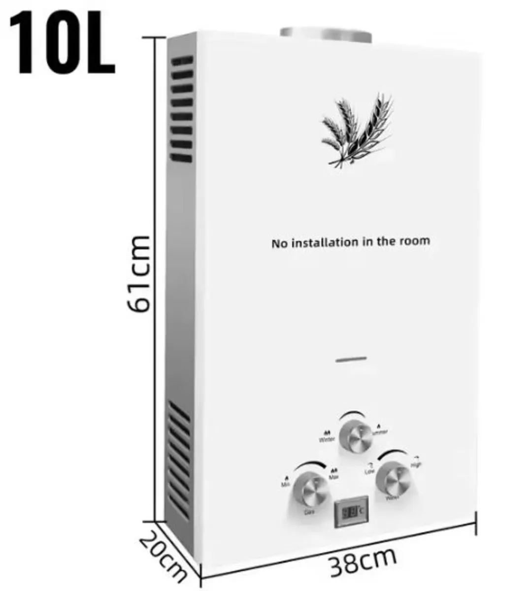 LPG Water Heater  10L - Image 1