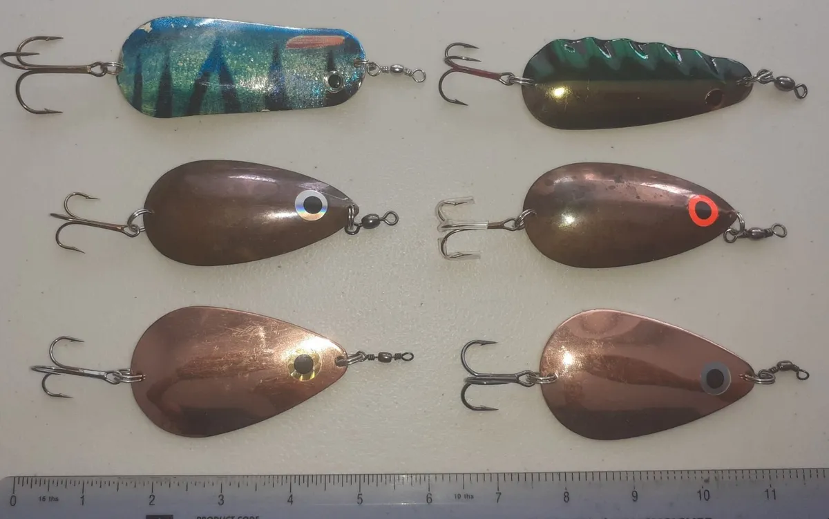 Pike spoons 6 number