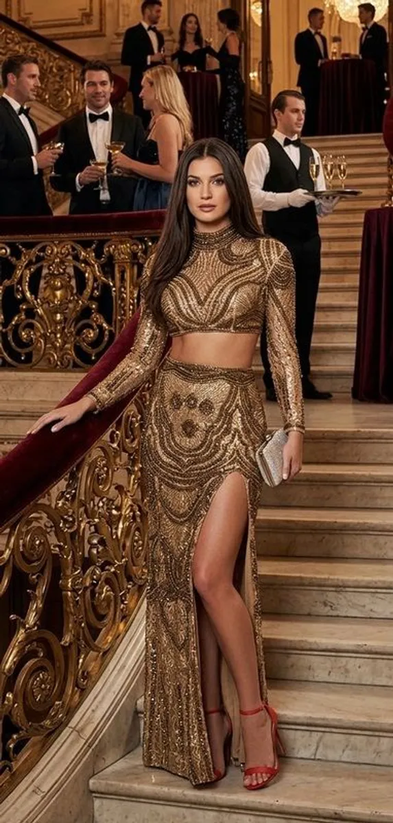 Crystal luxury dress - Image 1