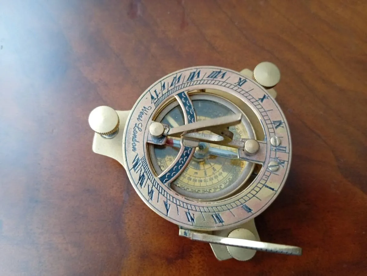 Brsss Sundial  ompass - Image 3