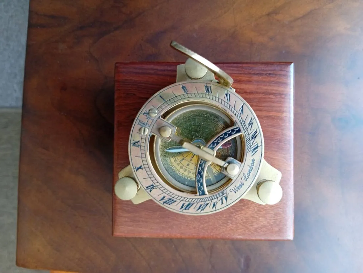 Brsss Sundial  ompass - Image 4