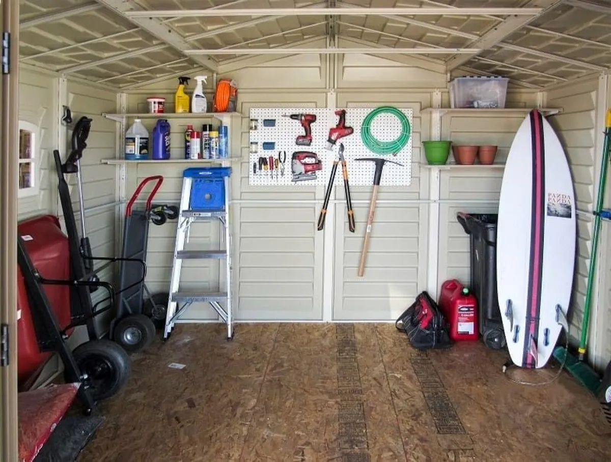 10×8 WoodBridge Plus Vinyl Plastic Sheds - Image 1