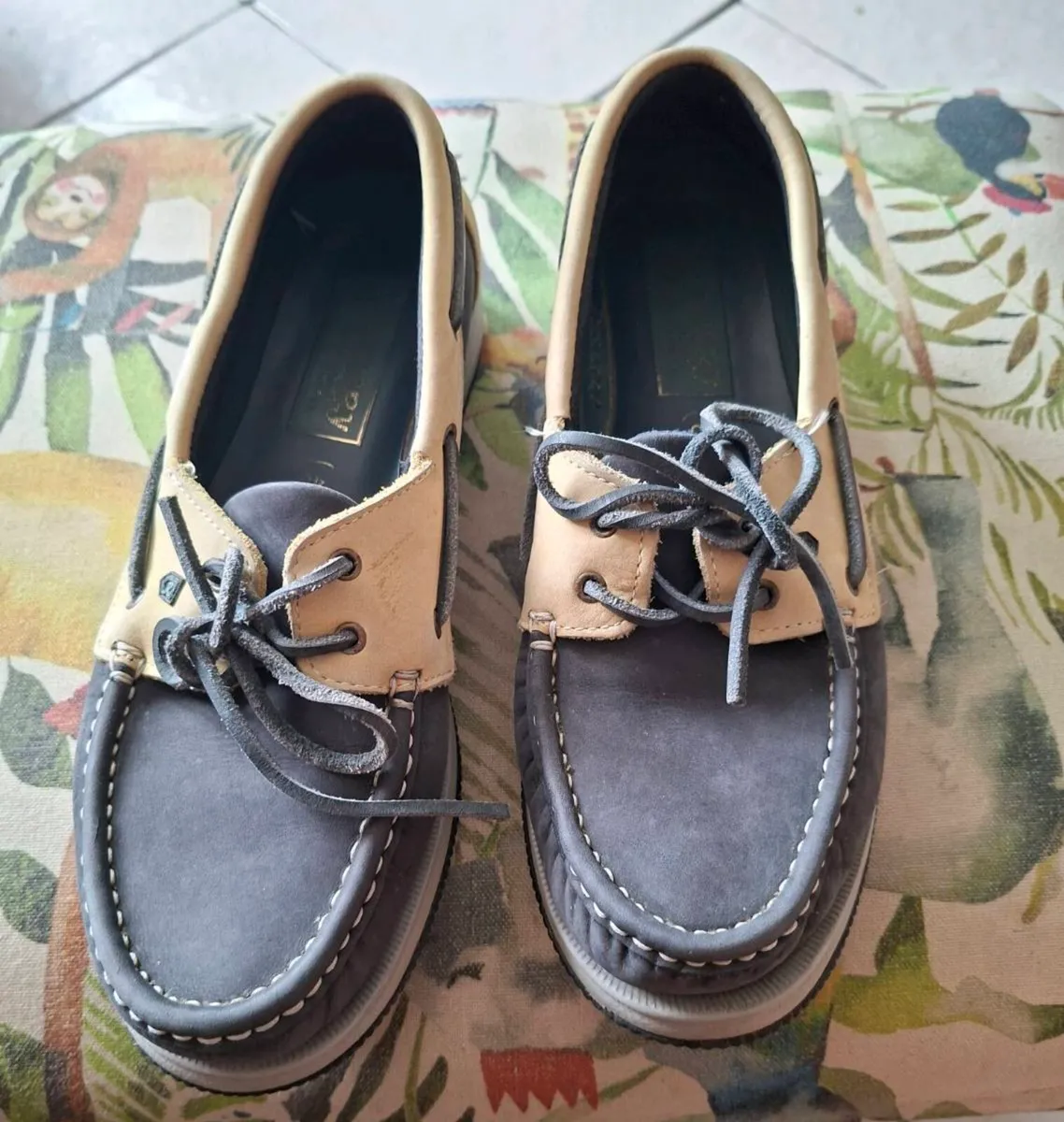 Dubarry Of Ireland Antigua NVY - STONE Leather - Image 1