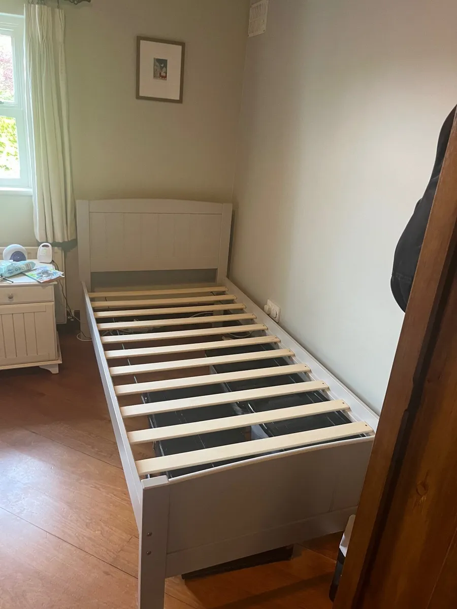 Single Bed Frame w/ Mattress - Image 3