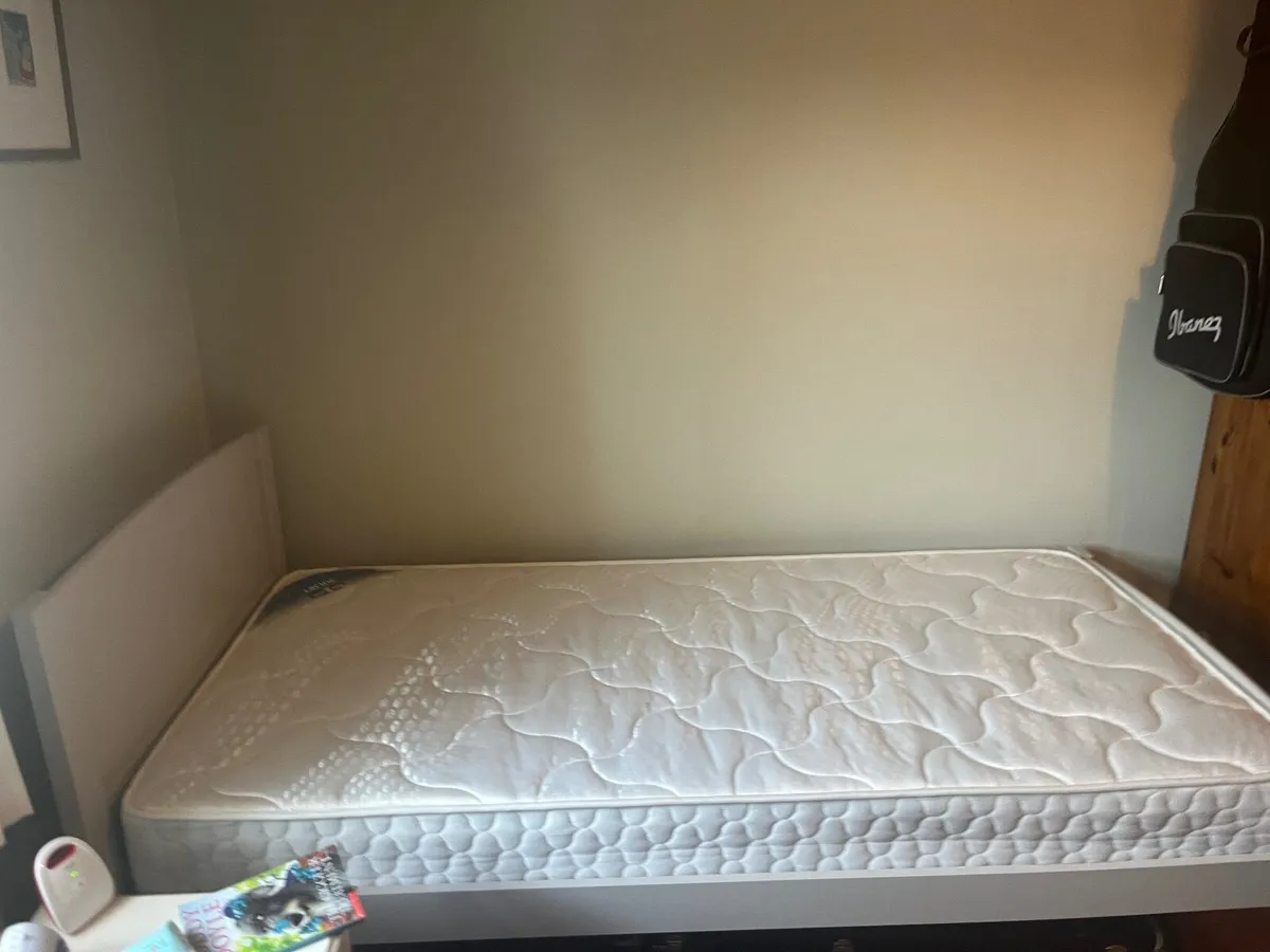 Single Bed Frame w/ Mattress - Image 4