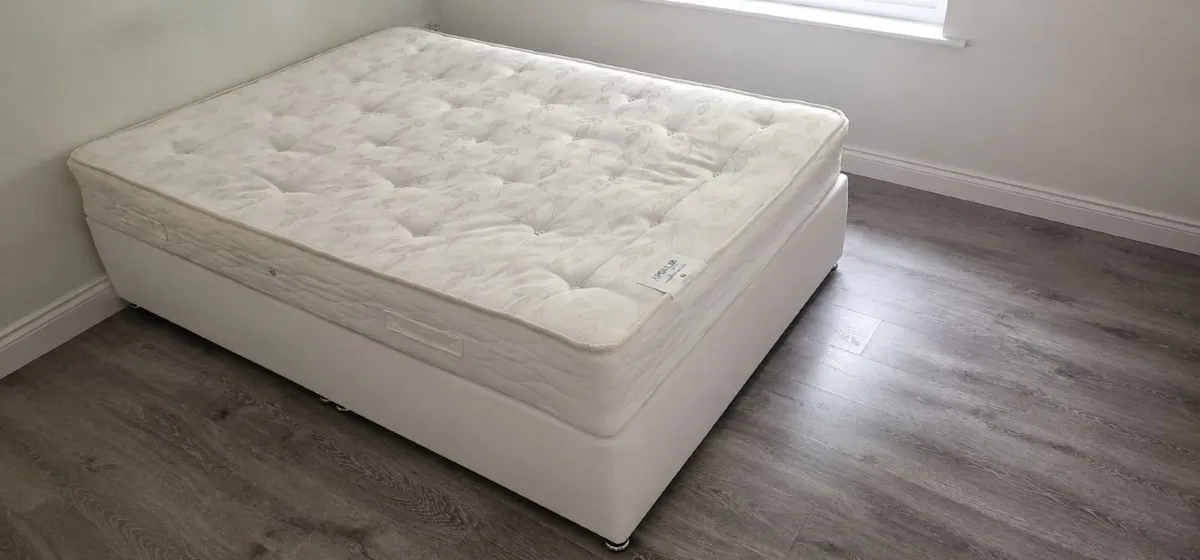 Double Bed Mattress and Divan - Image 1