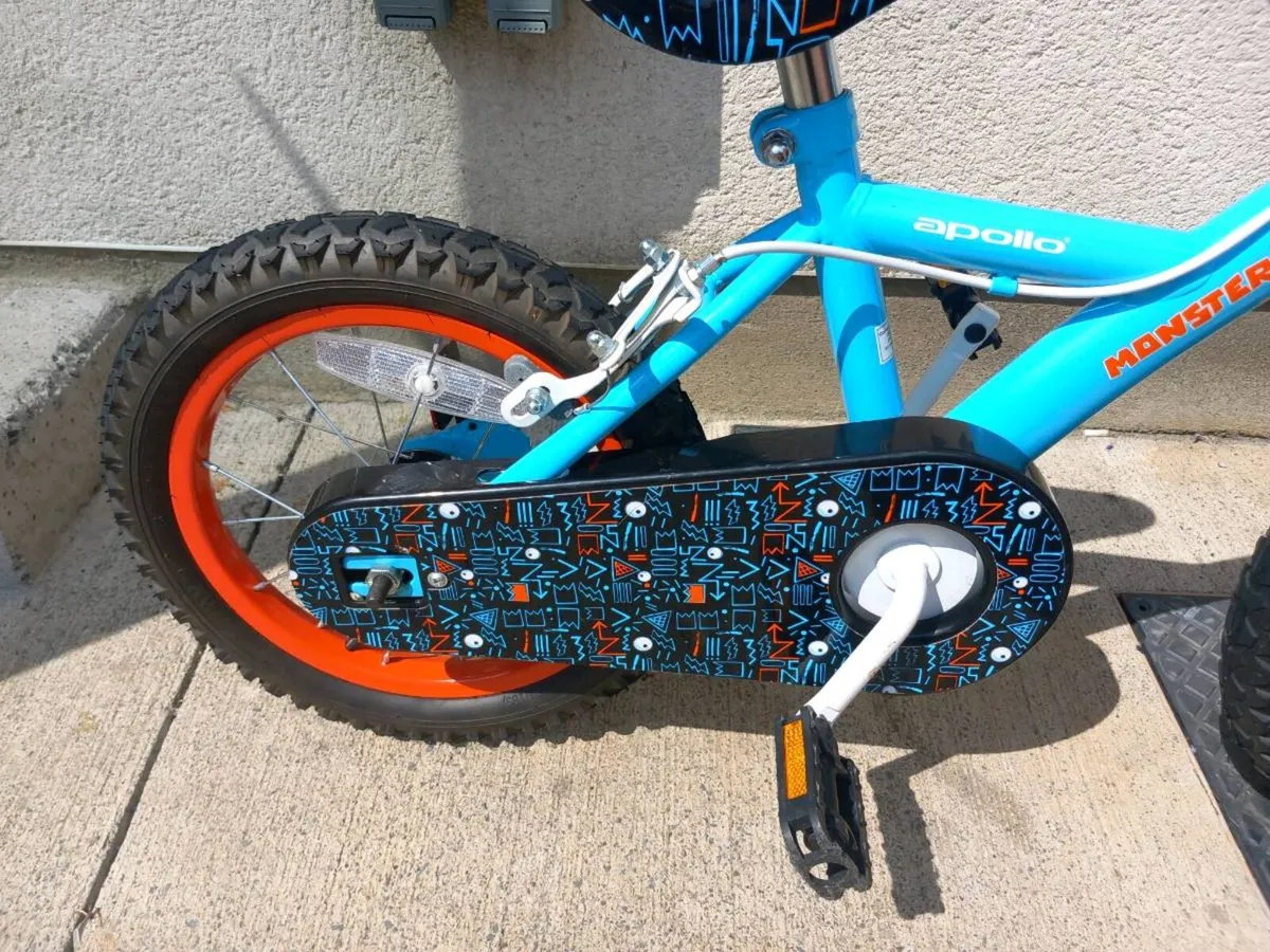Kids monsterz bike size 14 inch wheels - Image 3