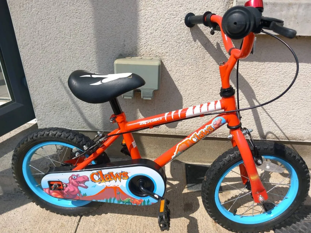 Kids apollo claws bike size 14 inch wheels - Image 1