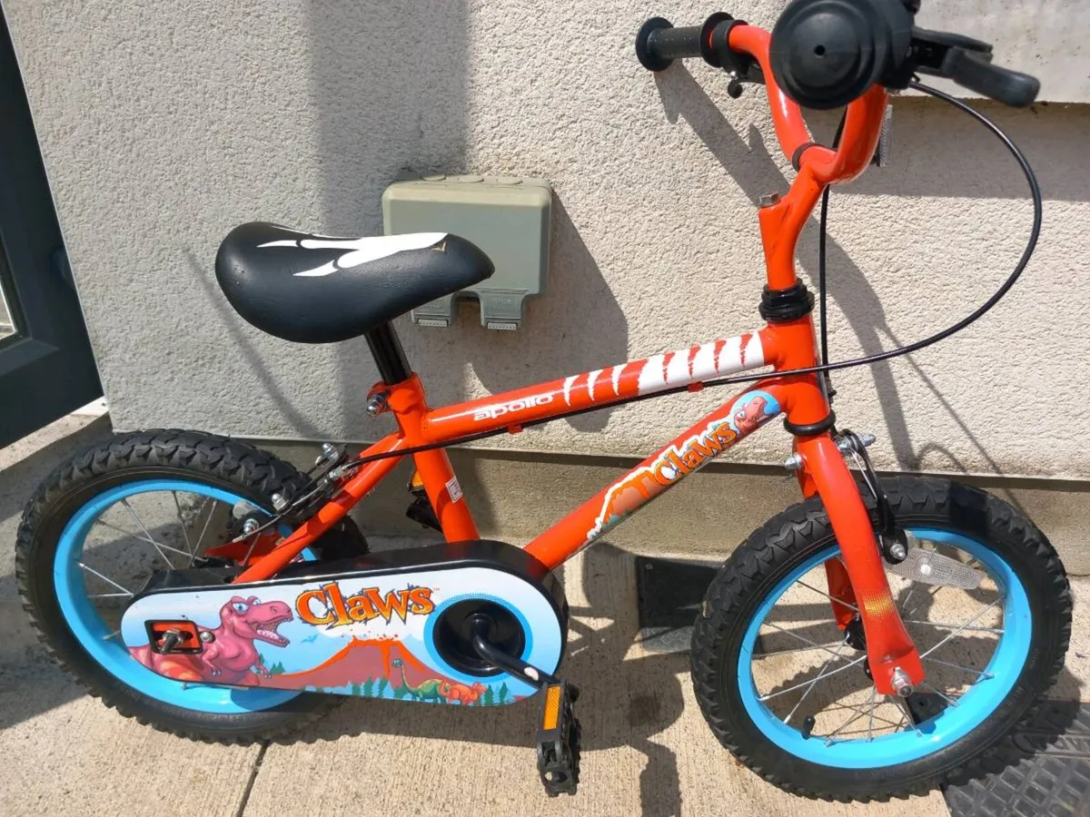 Kids apollo claws bike size 14 inch wheels - Image 2