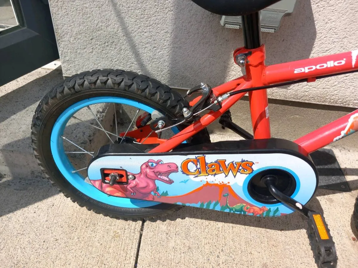 Kids apollo claws bike size 14 inch wheels - Image 3