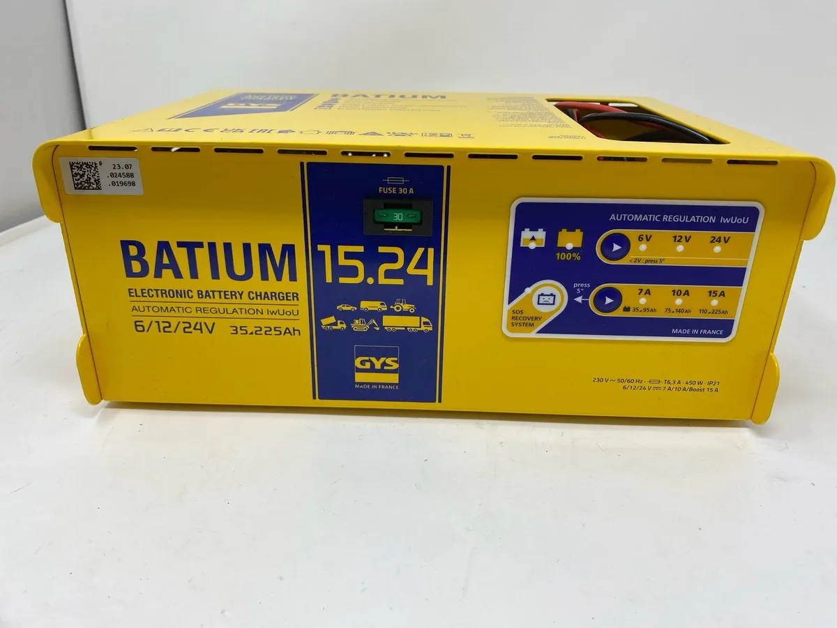 GYS Electronic Battery Charger 6/12/24V - Image 3