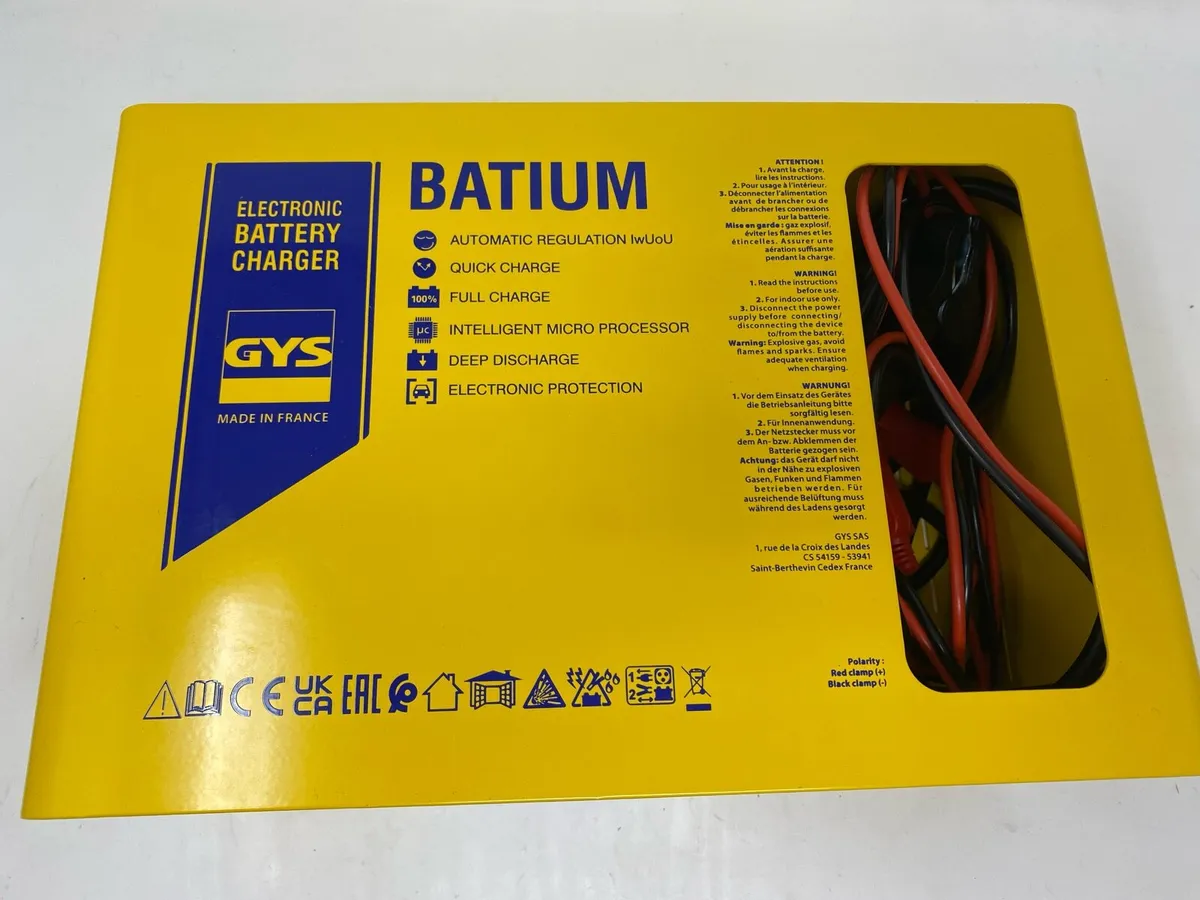 GYS Electronic Battery Charger 6/12/24V - Image 4