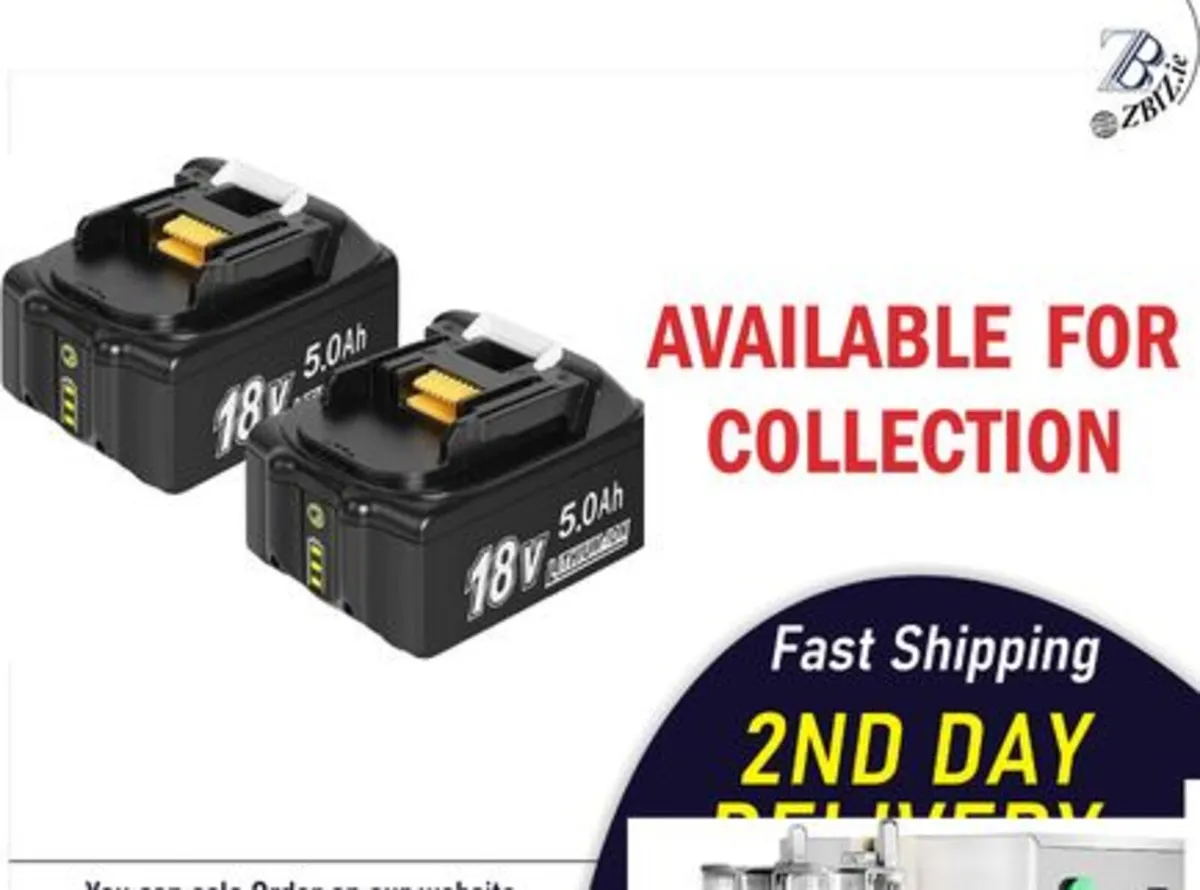 18V 7.0Ah Li-Ion Replacement Batteries - Image 1