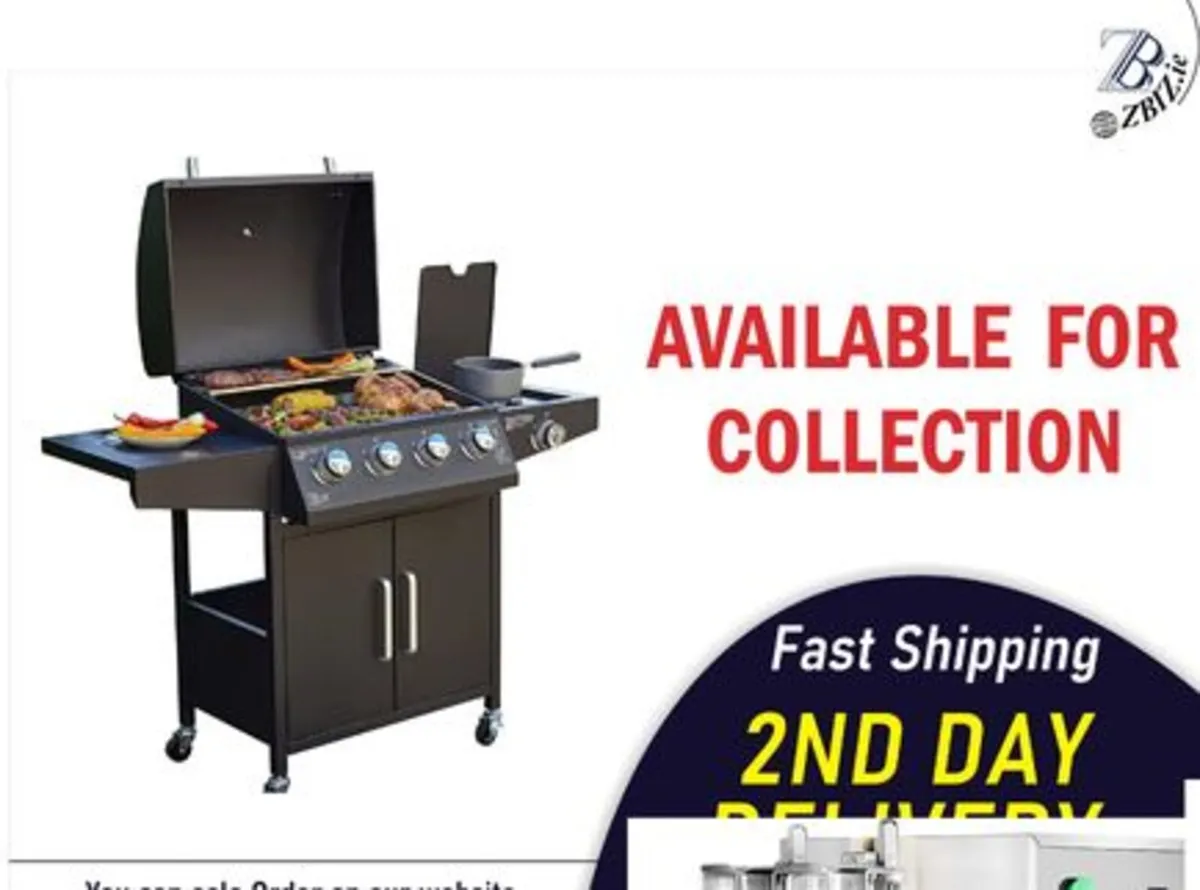 Garden Grill 4+1 Burner Gas BBQ with Side Burner - Image 1