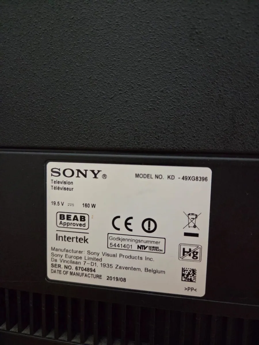 Sony Bravia 4K 49" - Image 2