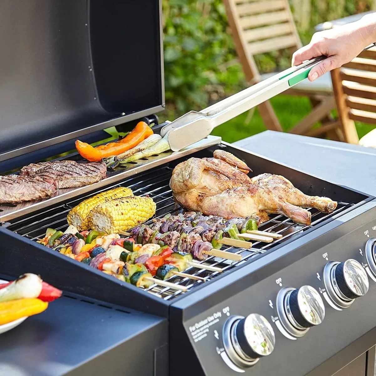 Garden Grill 4+1 Burner Gas BBQ with Side Burner - Image 4