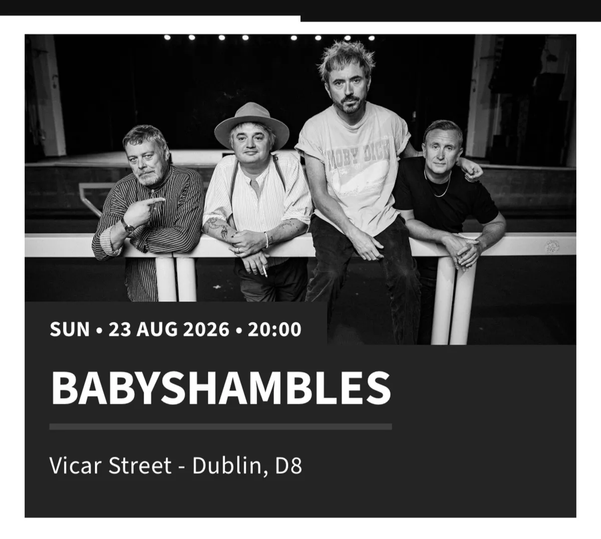 Babyshambles Vicar St Tickets