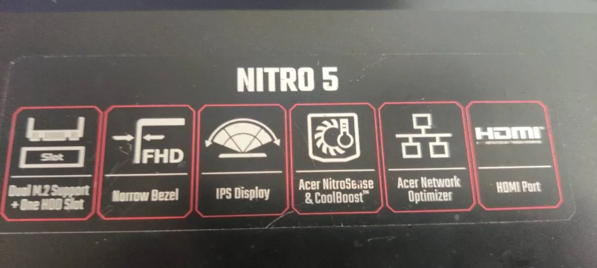 Acer nitro 5 gaming laptop - Image 2