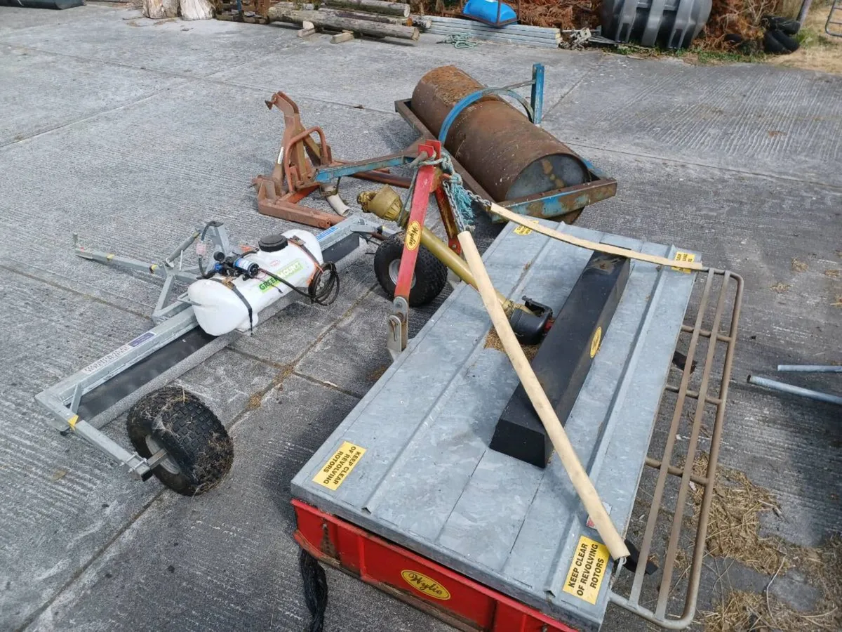 Weedlicker, roller,bale handler - Image 2
