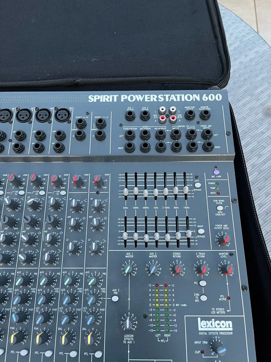 Soundcraft spirit powerstation 600 powered mixer - Image 3