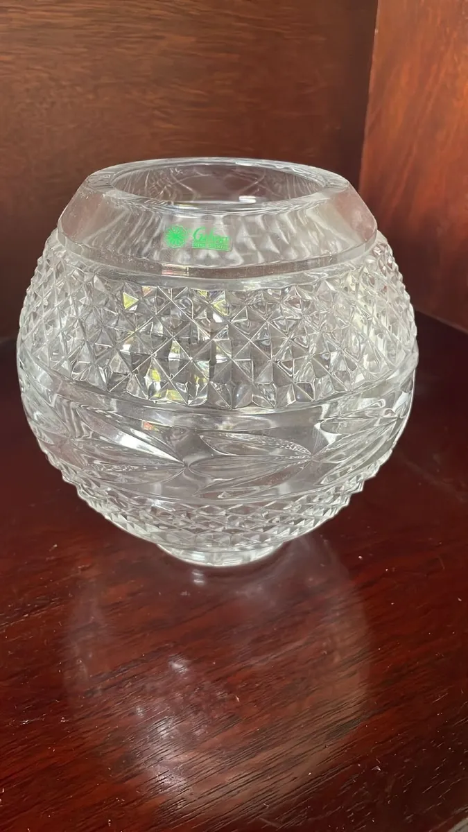 Galway Irish Crystal Vase and Bowl - Image 4