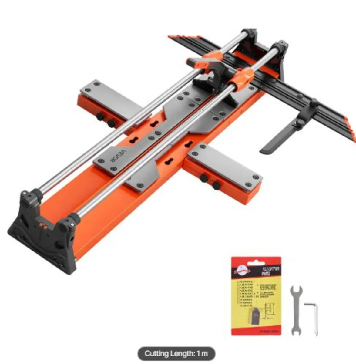 1000 mm Manual Tile Cutter, Upgraded Sliding Head - Image 1