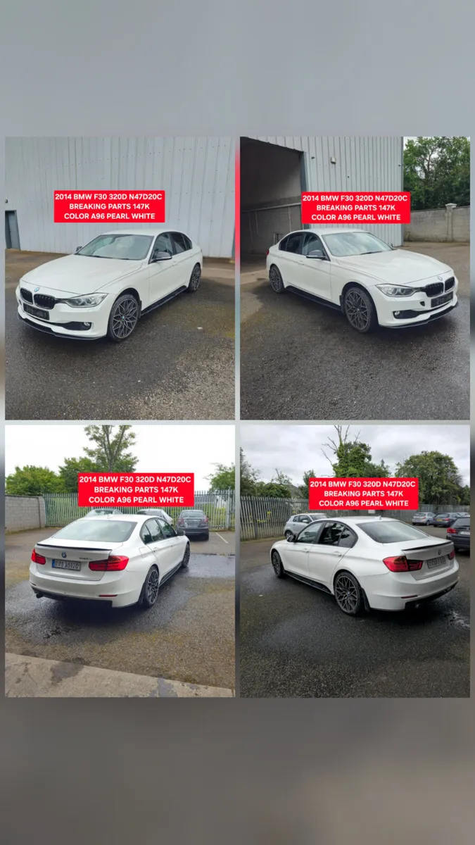 2014 BMW F30 320D SE N47D20C BREAKING PARTS A96 - Image 2