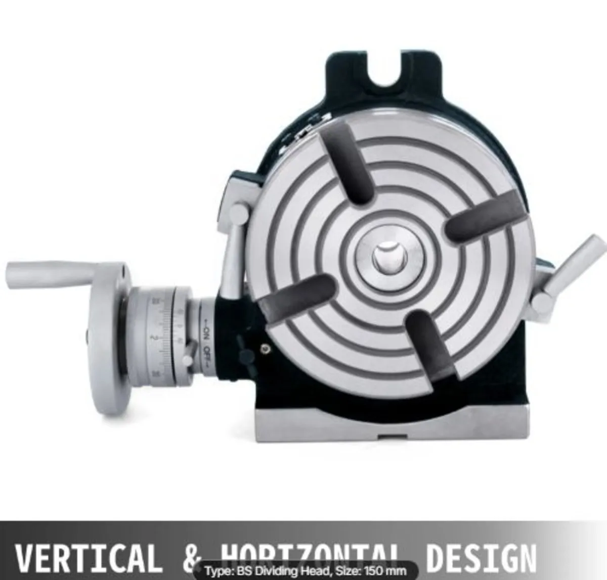 150mm/5.9In Vertical & Horizontal Rotary Table, - Image 4
