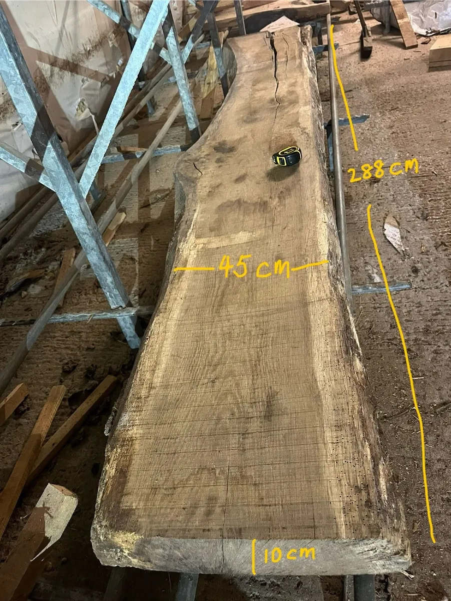 Large Oak slab - Image 1