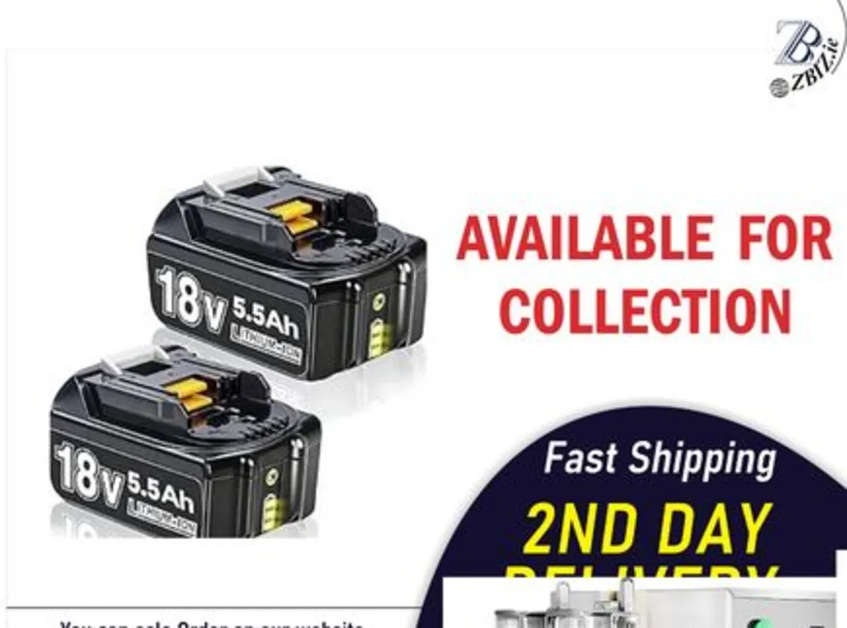 18V 5.0Ah Li-Ion Replacement Batteries - Image 1