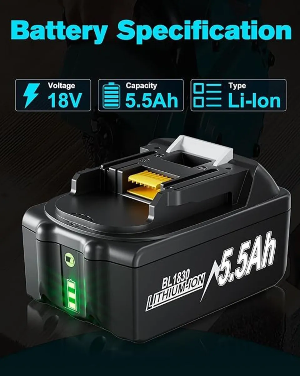 18V 5.0Ah Li-Ion Replacement Batteries - Image 3