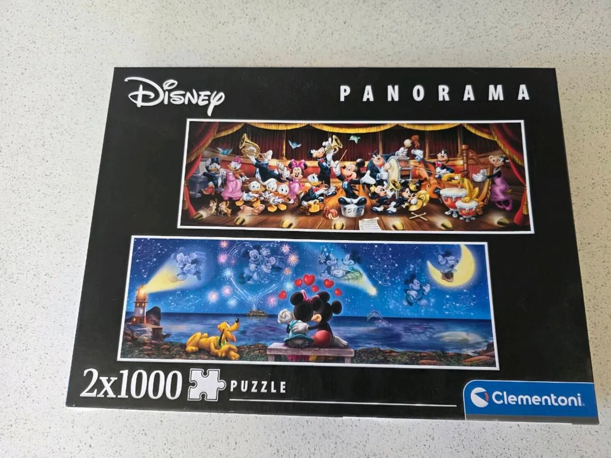 Disney 2 x 1000 Panorama Jigsaw - Image 1