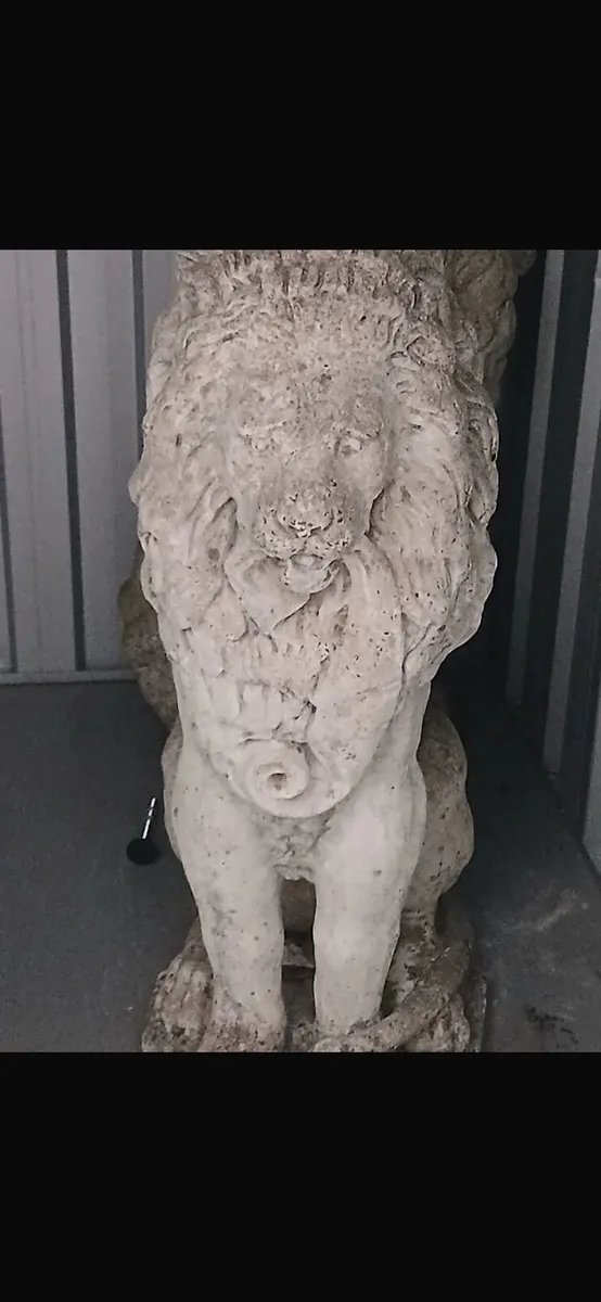 Marble and Granite Lions - Image 1