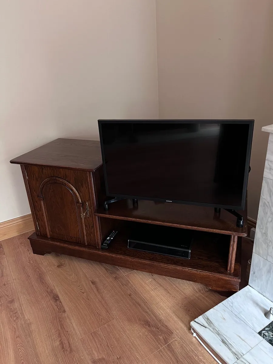 Solid Wood Vintage TV Unit / Entertainment Cabinet - Image 1