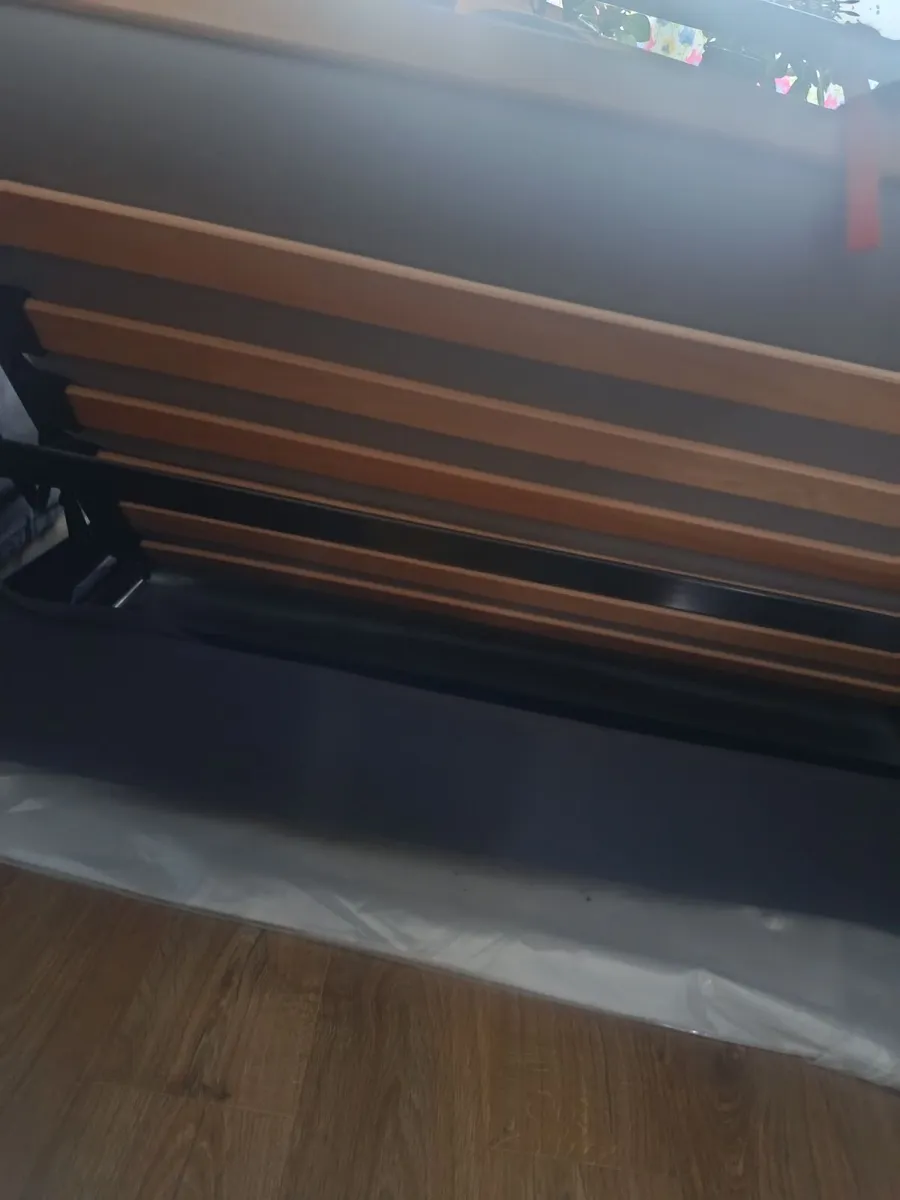 2-seat sofa-bed, Hallarp grey, IKEA - Image 1